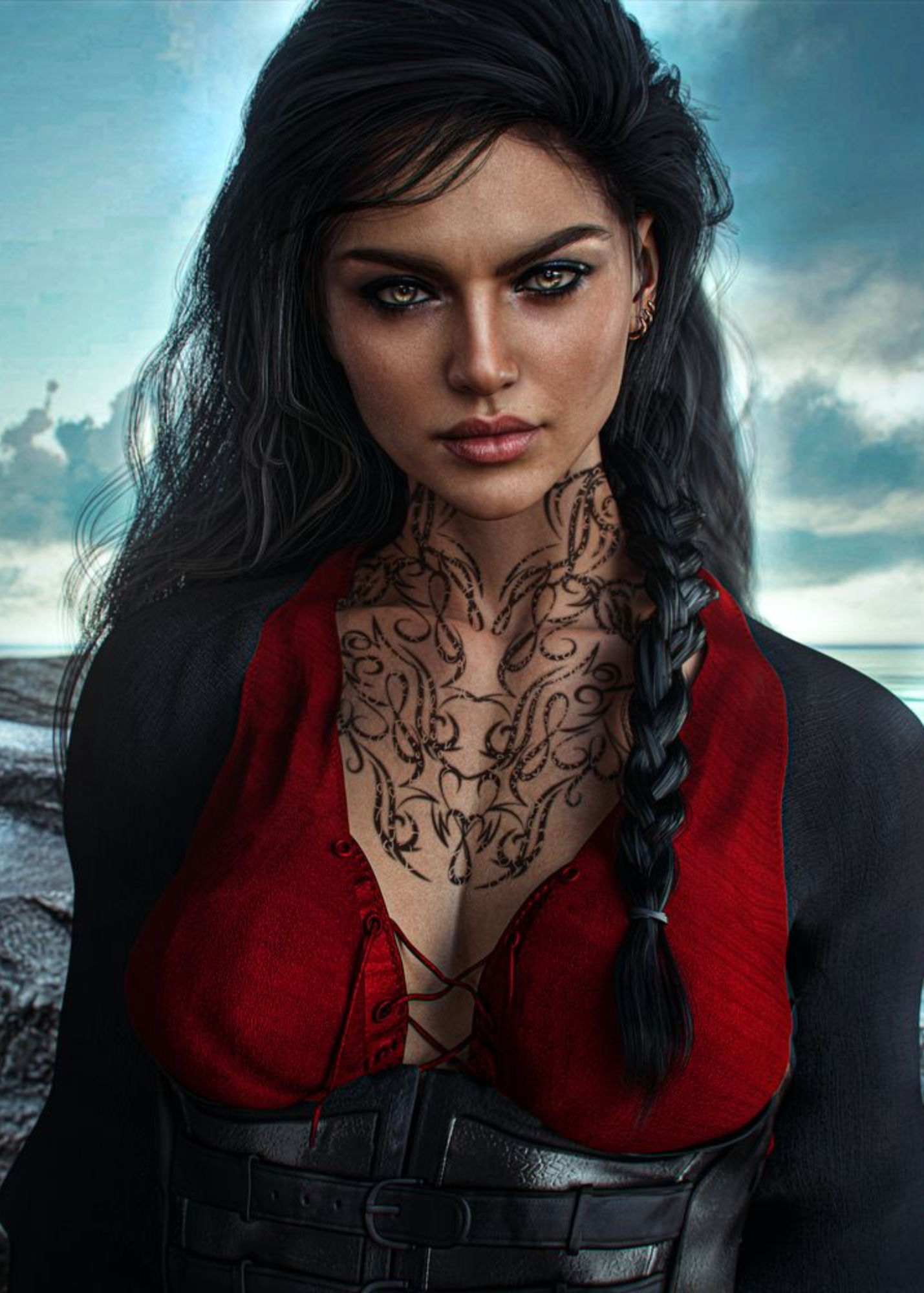 Burn til Black: Bloody Black NSFW Art Print Set