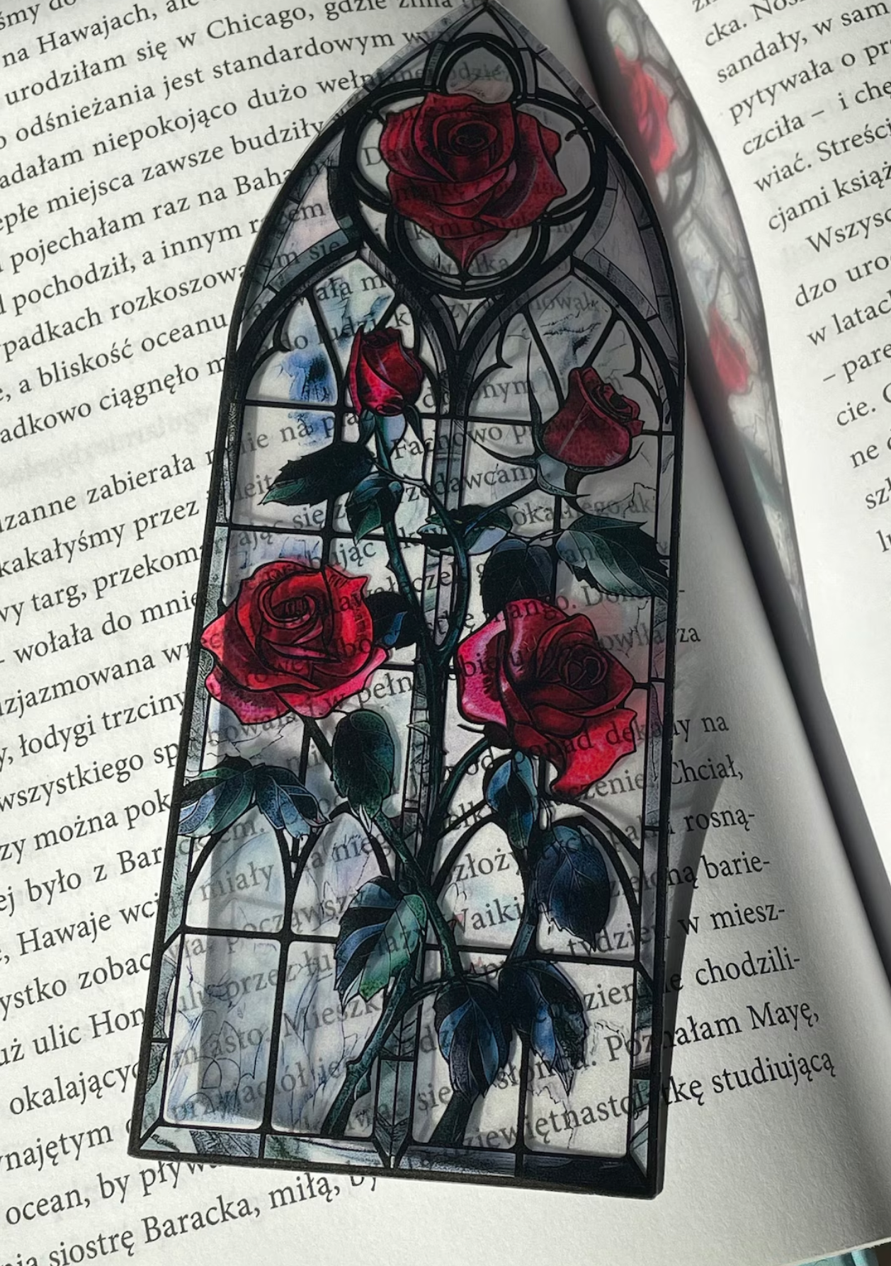 Gothic Rose Window Bookmark