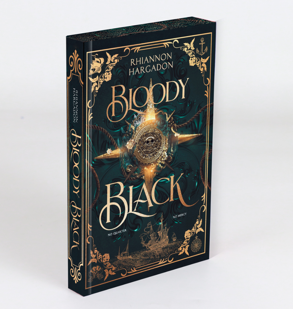 Bloody Black Signed, Sprayed Edge Edition with Art Prints